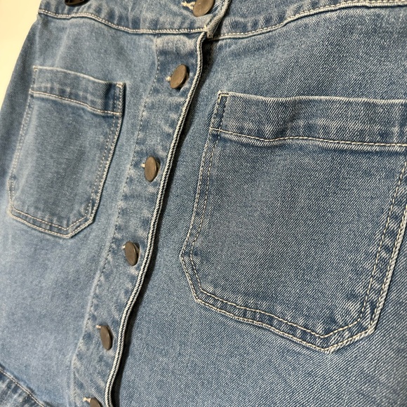 Tgla Francesca’s Button-up Jean Skirt - Picture 3 of 4